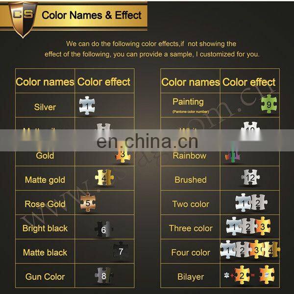 Fashion sunglasses decorative metal stickers