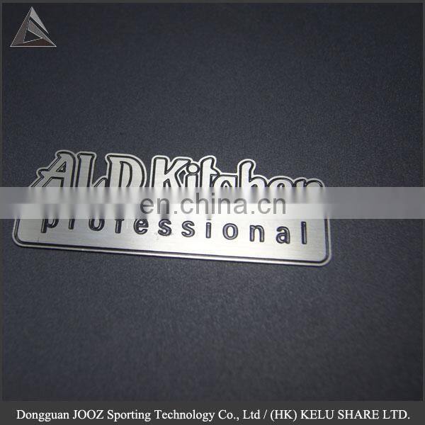 customized metal car logo name plate
