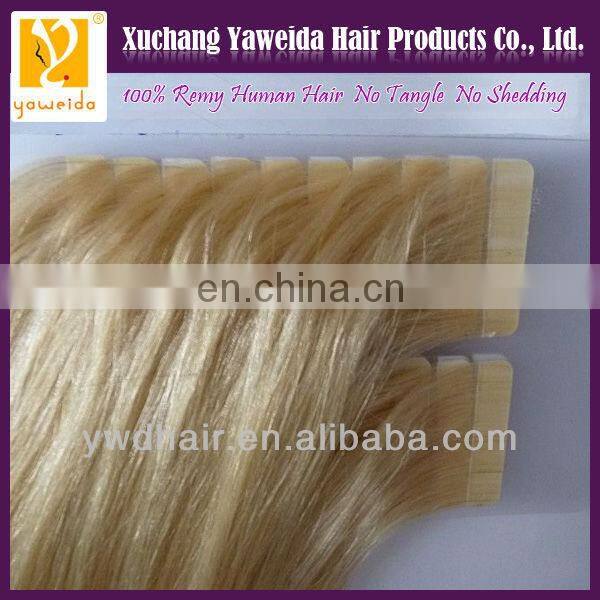 two color virgin brazilian hair weave tape hair extensions pu skin weft