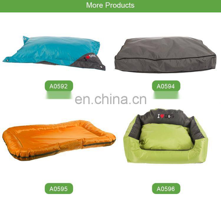 China Camping Outdoor Memory foam Washable Dog Bed