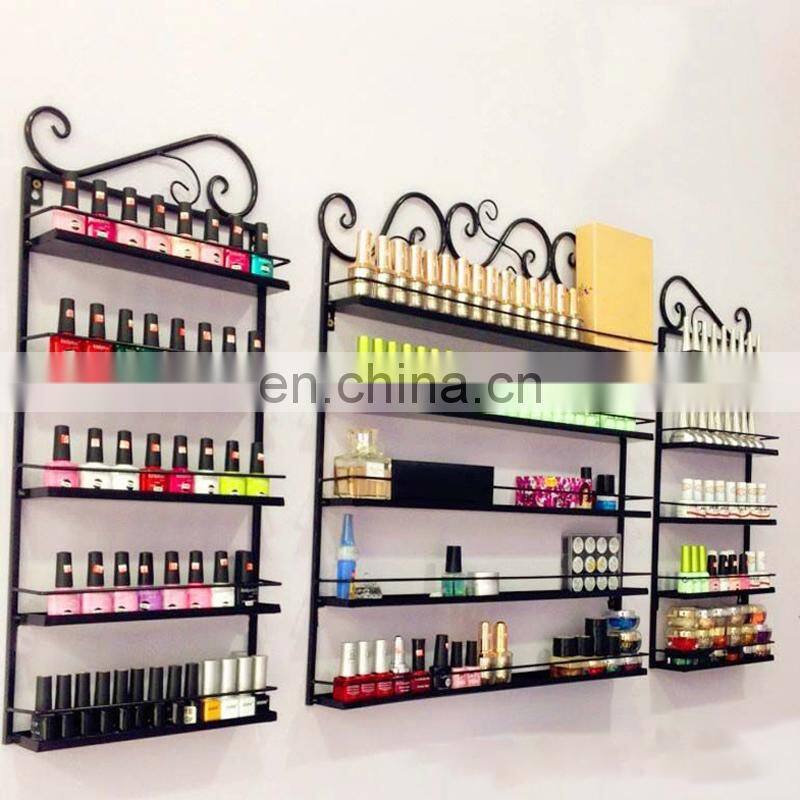 Nail Polish Shelves Cosmetic Display Rack Hanging Nail Polish Shelf
