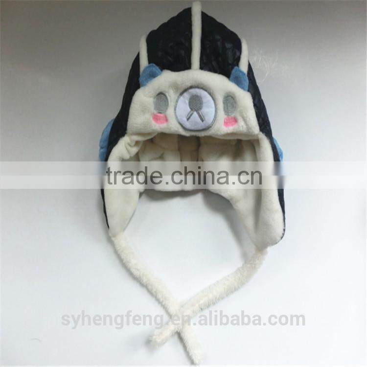 Fashion knitted children hats cartoon winter cap