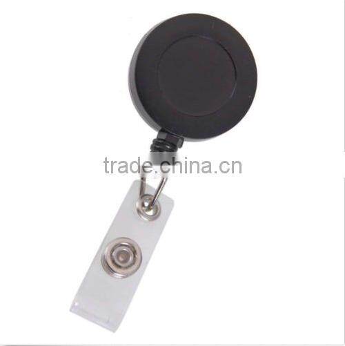 Retractable Card Holder 3Pcs ID Badge Conference Guess Card Key Reel Roller Clip