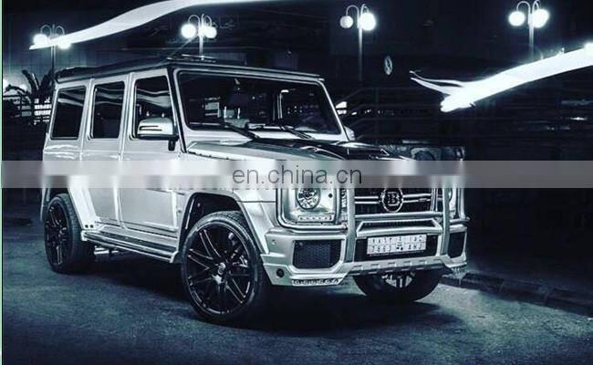 G500 W463 body kits fit for MB G-CLASS W463 G500/ G55/ G63 to G800 body kits B-style G800 wide body kits PU w463 wide kit