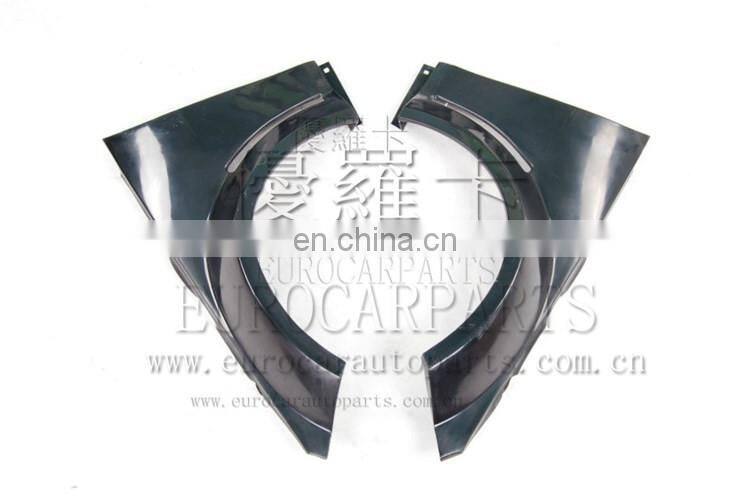 C-CLASS W204 C63 B style Coupe to Black Series style body kit 07~14y FRP front and rear bumpers side skirts fenders muffler