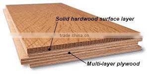 Durable Multilayer Engineered Teak Wood Flooring