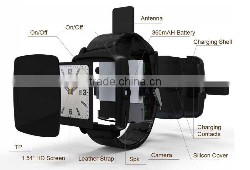 Bluetooth Smart U Watch U11C Wristwatch Separate Micro GSM SIM Card Slot For Andriod IOS iPhone Smartphone Men Women U11C smart