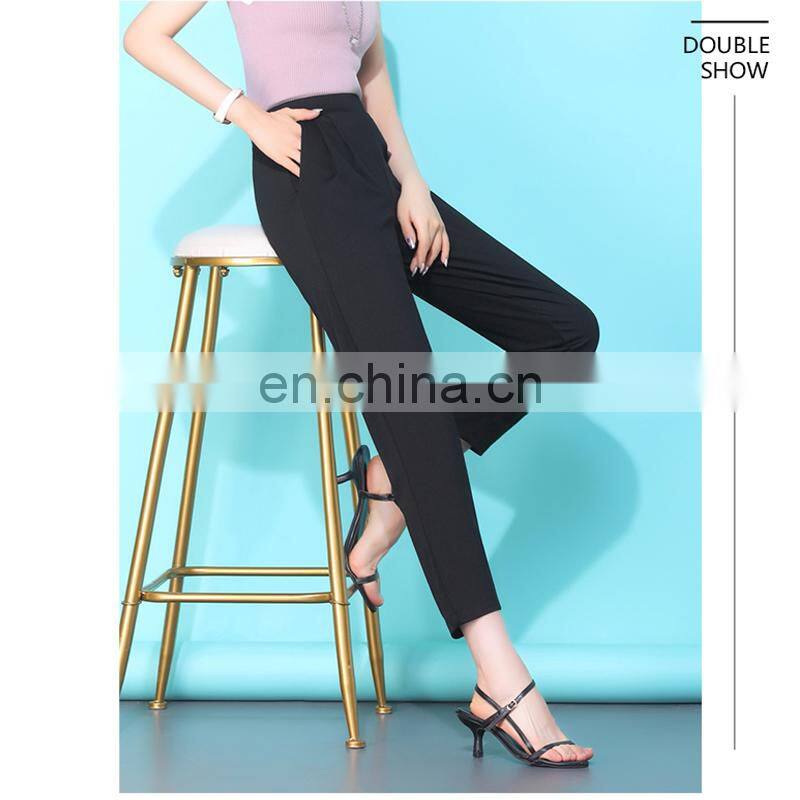 Wholesale custom spot new spring and summer women's casual harem pants mosquito pants trend street style