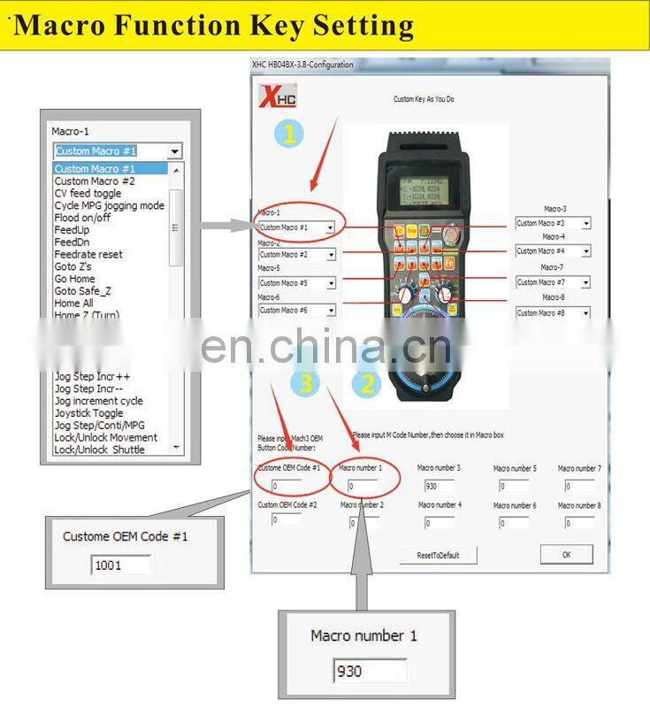 New Generation Mach3 4 Axis Wireless CNC Pendant Handwheel from XHC Factory