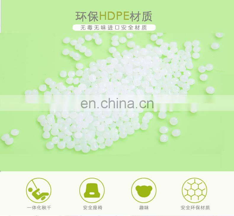 2020 kids happy slide and bear ball pool plastic indoor slide for sales