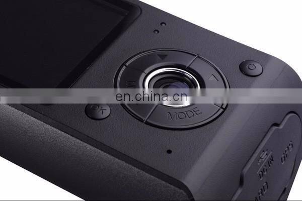 2.7 inch display screen Dual Camera Dash Cam Car DVR with GPS Video Camcorder