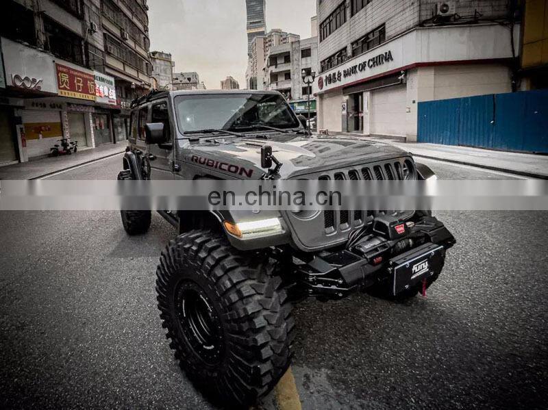 Furyengraver front bumper for Jeep Wrangler JL car bumper parts 4x4 accessories