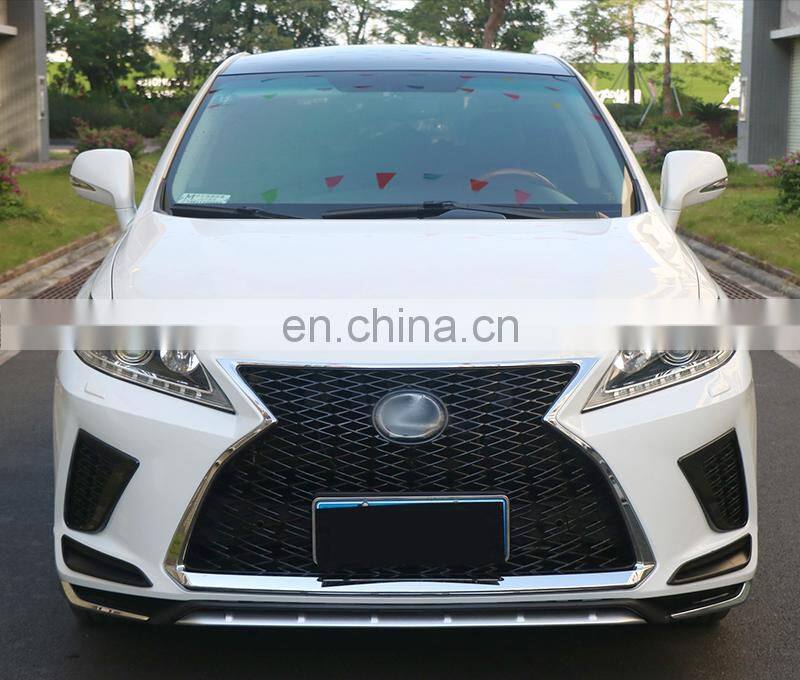 Runde Car Modification PP Material Old Lexus RX270 Upgrade New Style RX350 Front Rear Bumper For 09-14 Lexus RX270 Body Kit