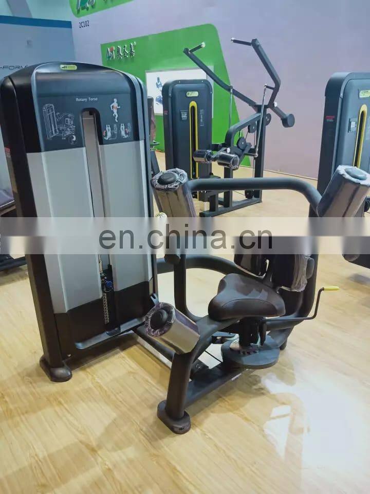 strength machine high-end wholesale Commercial gym fitness equipment ASJ-DS024 torso rotation machine for sale