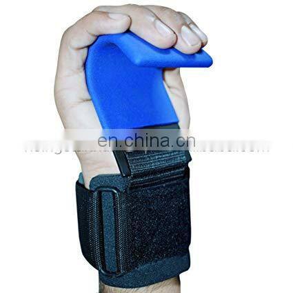 Wholesale price Weight Lifting Support Strap Hook Gym Fitness Weightlifting Training Fitness Wrist Support Grips Wristband