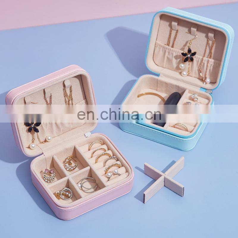 Jewelry Casket Organizer Travel Cosmetic Makeup Lipstick Storage Box Jewelry Box