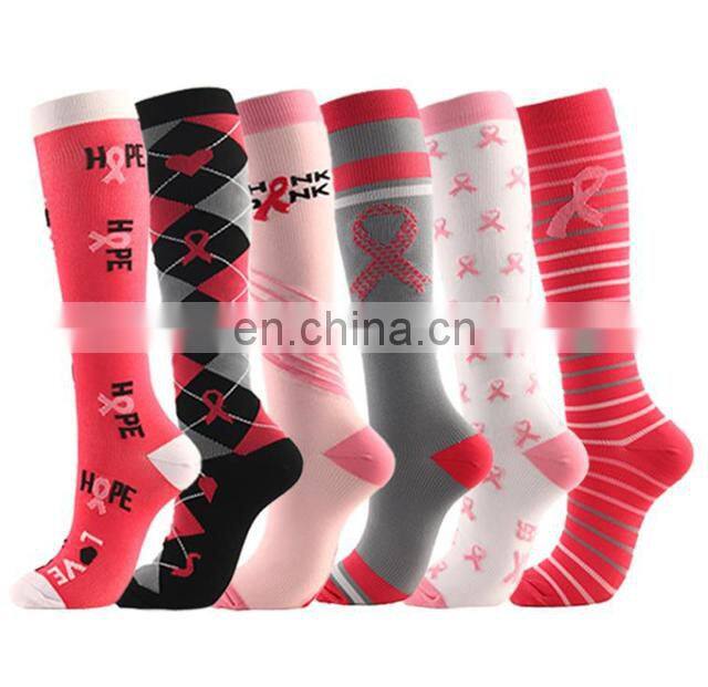 Men Women Varicose Athletic Fun Stocking Compression Sport Socks
