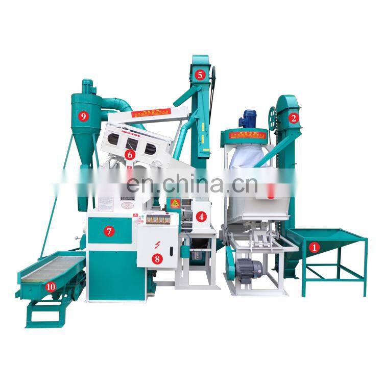 rice milling and bagging machine rice part milling equipment and polishing machine