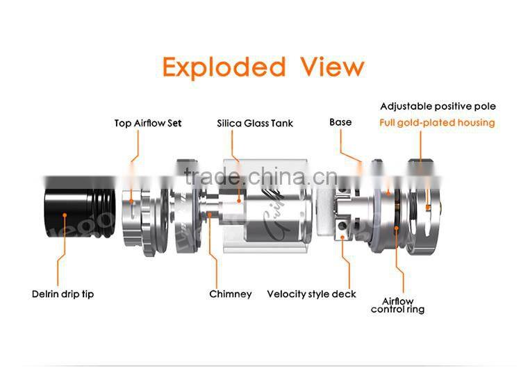 Elego Newest Coming Original Geekvape Griffin 25 Mini RTA Tank , Tsunami 24 Glass , Eagle Tank
