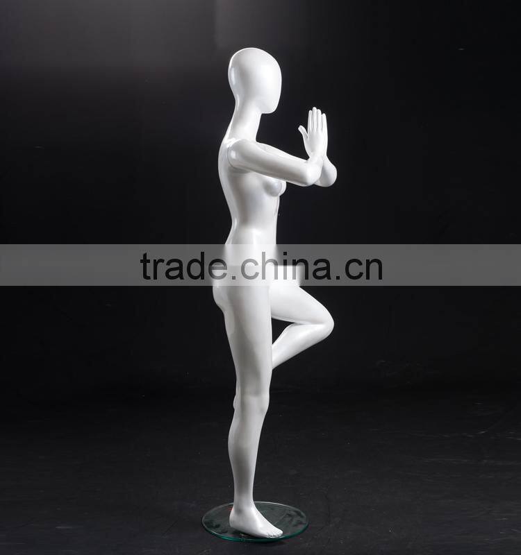 female stand sport yoga mannequin