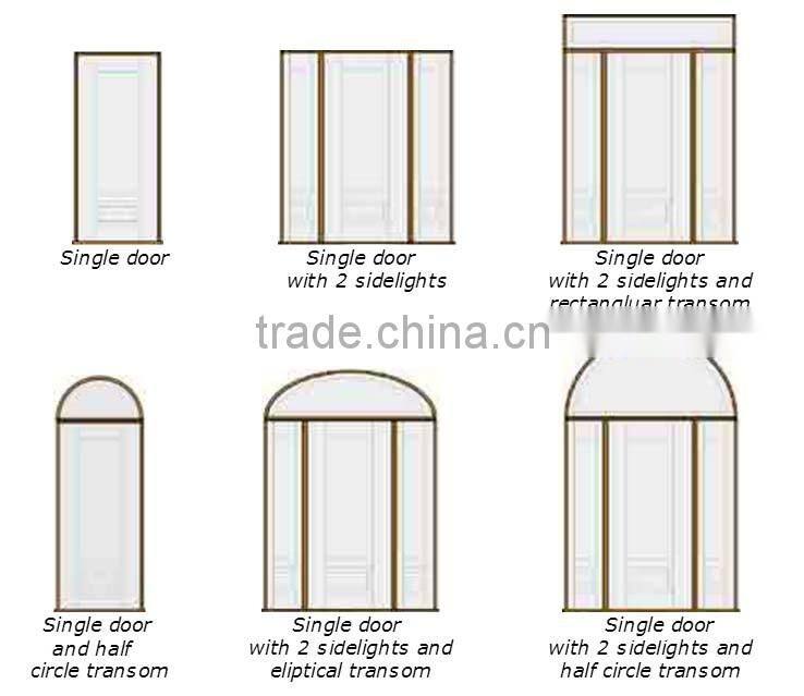 Superior Quality Front Entry Wrought Iron Patio Doors