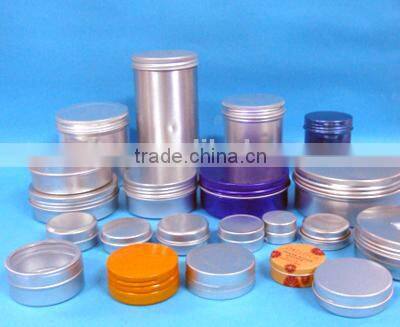 150ml packaging aluminum jar with hot printing