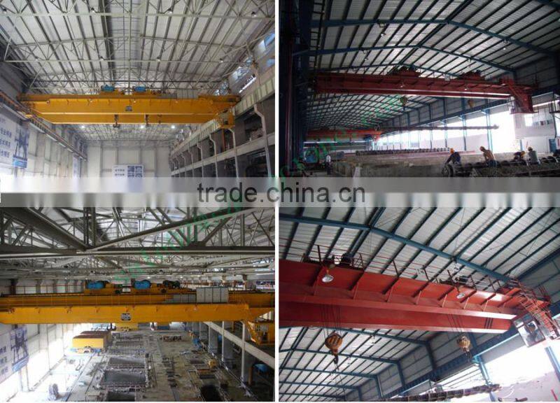 Mobile Rail-Way Double Trolley Overhead Crane For Lifting goods
