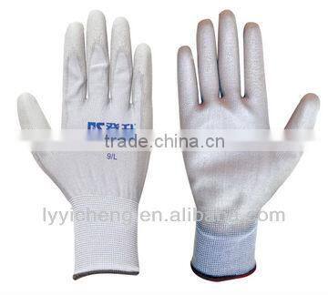 China Manufacturer Finger Coated Gloves,PU Coated Glove,ESD Finger Coated Gloves