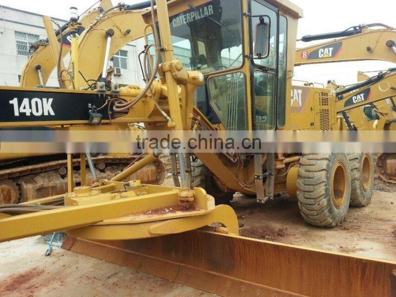 used good condition motor grader 140K in shanghai