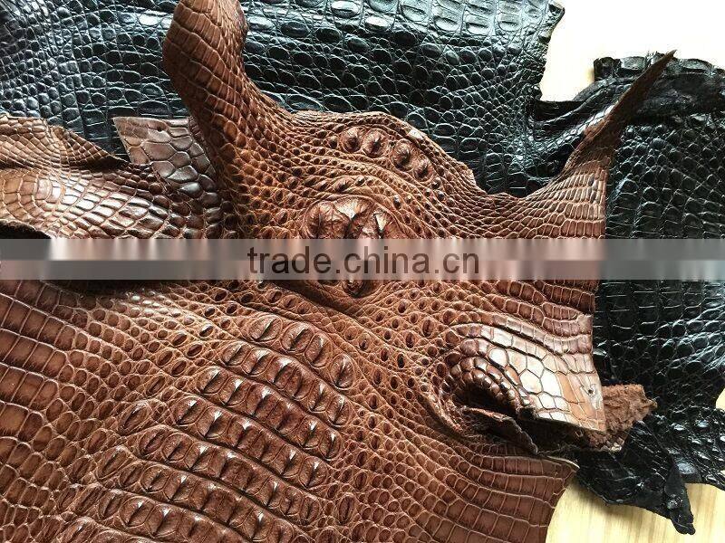 High Class Luxury Crocodile Leather Cord 100% Genuine Hot Sale for Men Leather Bracelet with Factory Wholesale Prices