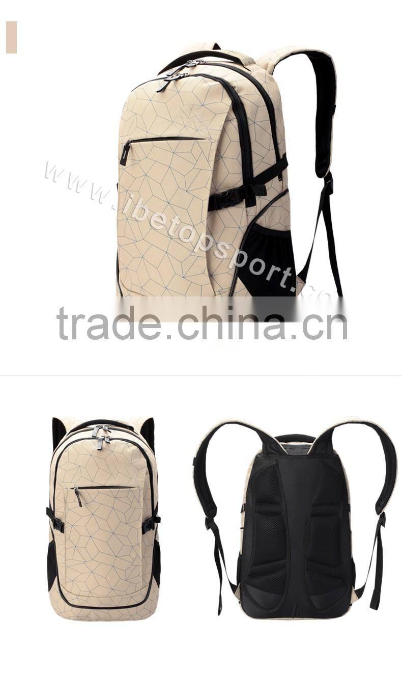 Hot sale waterproof nylon korean style school backpack bag for teenagers