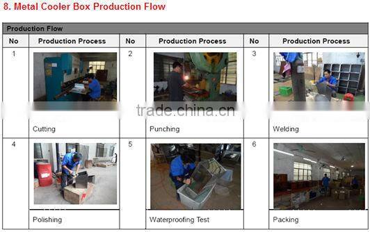 Outdoor pull up bars cooler box