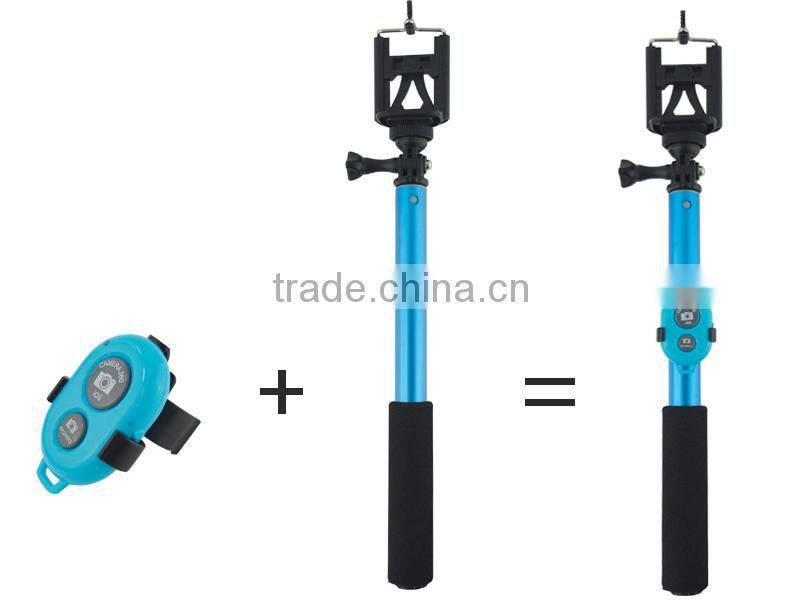 new products 2016 innovative product Monopod Bluetooth Remote Control Holder Clip