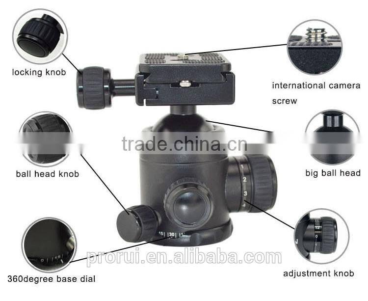 ball head good price professional camera aluminum lab round tripod