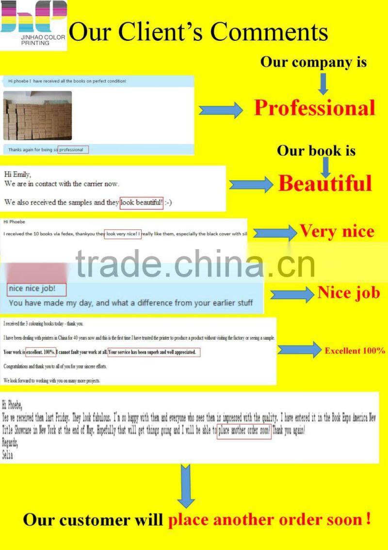 Charming Features Top Level Customized Professional Coated Paper Hardcover Books Printing