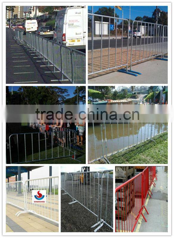 cheap hot dip galvanized + spray paint crowd control barrier for sale