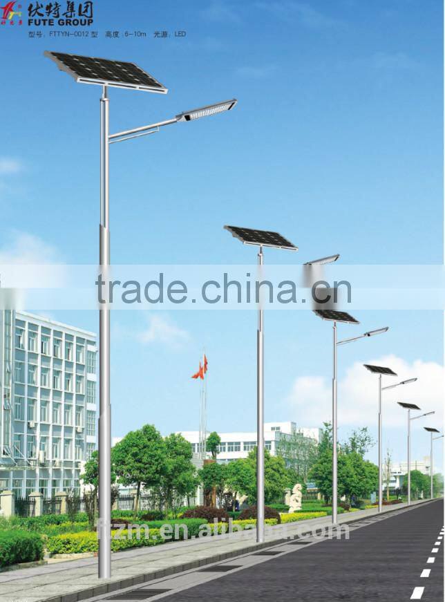 security&reliable solar led street light with galvanized pole