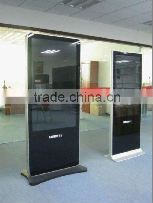 42 inch floor stand advertising display with Wifi advertising player signage