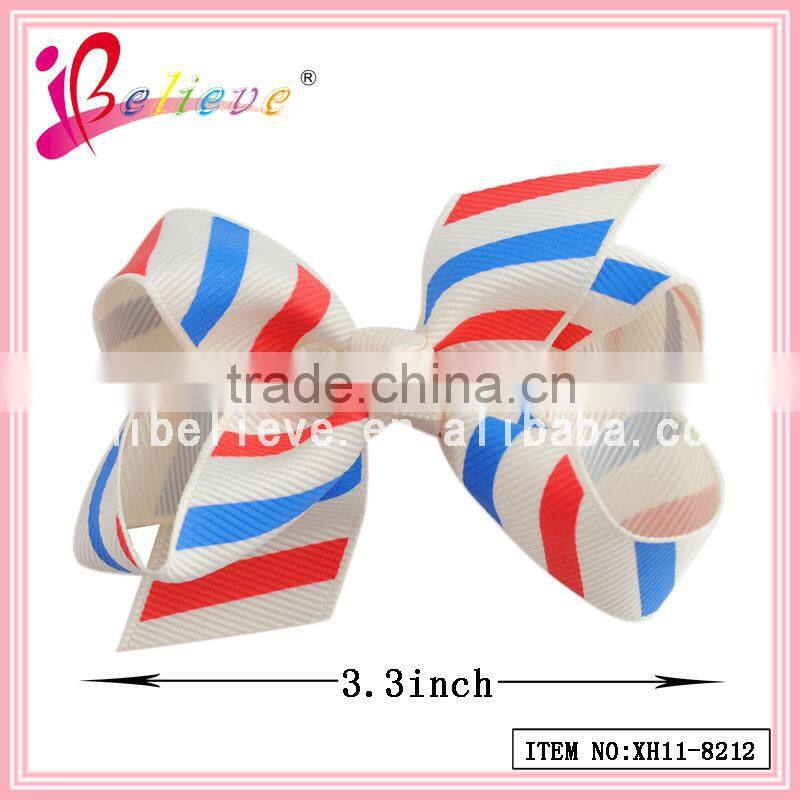Kids hair accessories grosgrain handmade flat materials hair clips