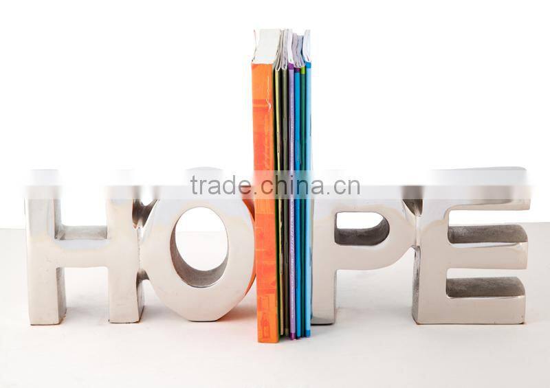 Cast Aluminum Decorative Aeroplane Bookends