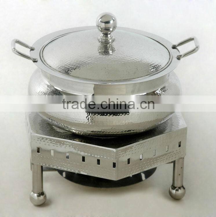 Steel Cheffing Dish, Wedding & Party utensils, food serving dish, hot keeping dish, Catering item, Hotel & Restaurant utensils