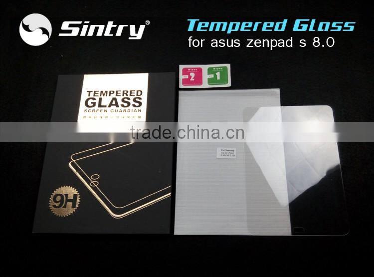 Full covers Glass protector 8.0' factory supply 0.3MM 9H 2.5D tempered glass screen protector for Asus zenpad s 8.0