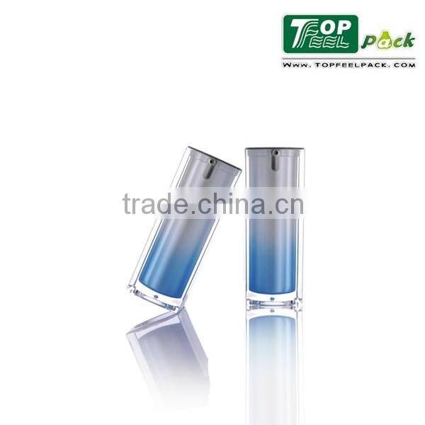 Luxurious acrylic square airless bottle for lotion/serum 15ml/30ml/50ml