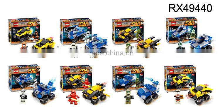 Funny building block set toys car series toys for kids