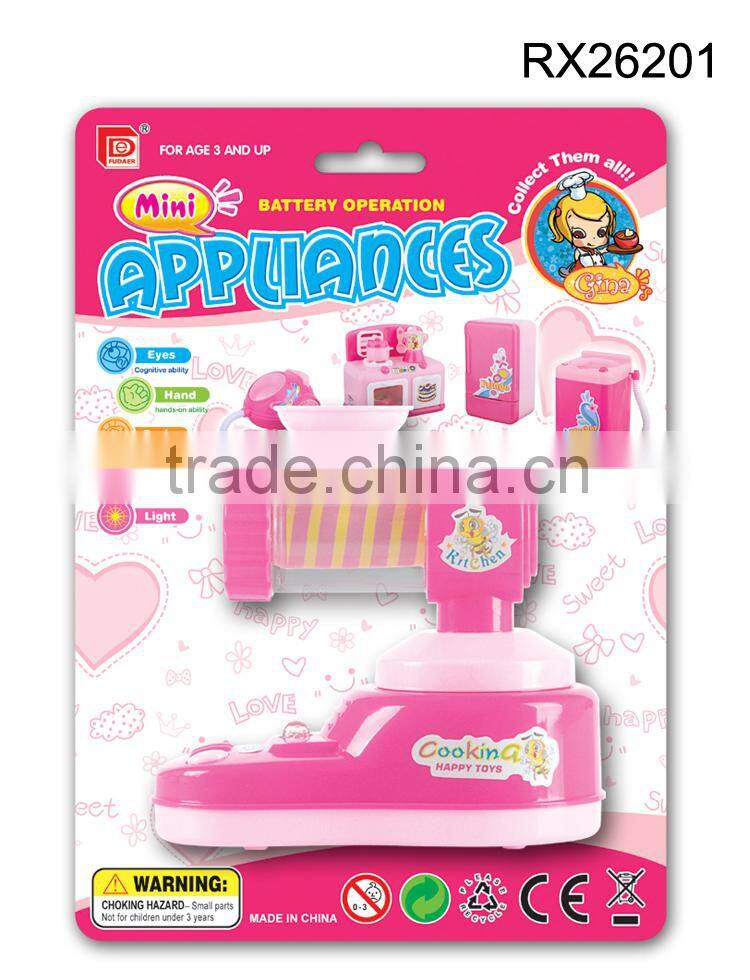 Funny kid's toys electrical mini toy fan play kitchen appliance toy