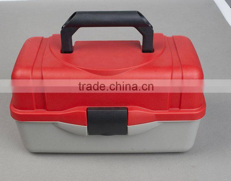 35.5*20*19cm 2 layers Fishing Tackle Storage Box Fishing tool Equipment case