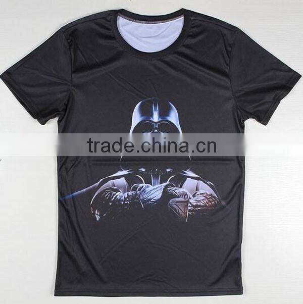 100% polyester t-shirt&fashion 3d printing t-shirt&new arrival animal printed 3d t shirt