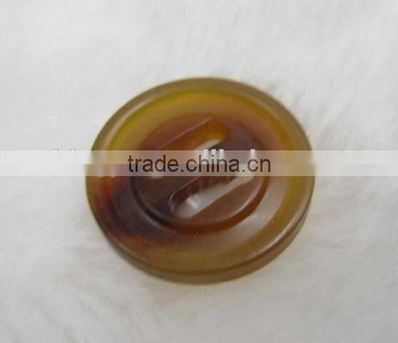 Sedex Audited Factory 2 Pillar Oval Shape Hole Resin Button for military garment, polyester military garment button