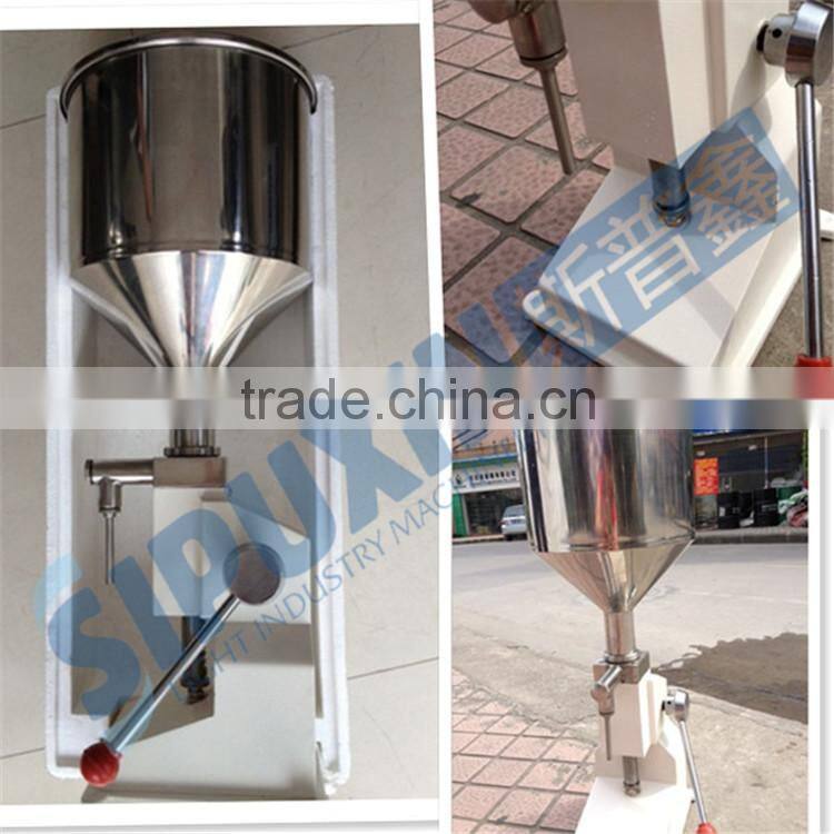 Sipuxin industry wholesale high quality paste manual bottle filling machine