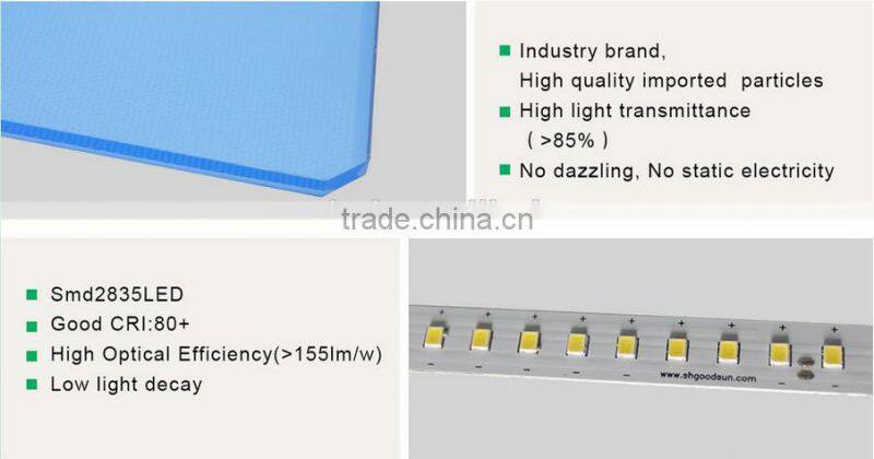 low price white/warm white panel light for office with square 60x60cm led panel light 32W led focus light price led tube light